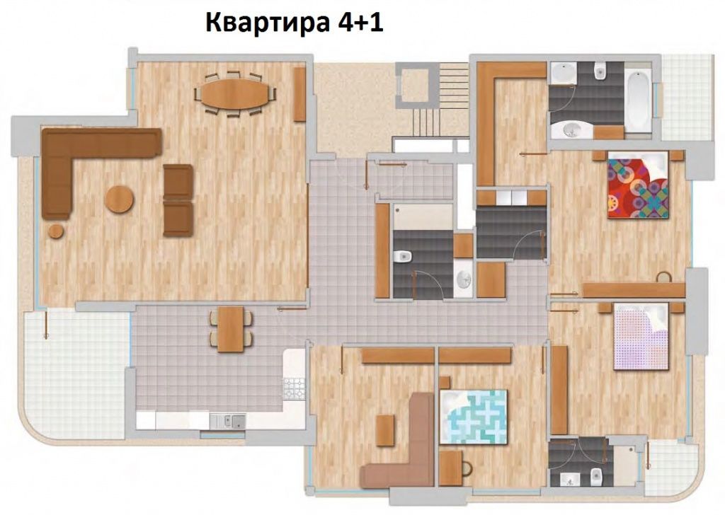 Квартира 4+1